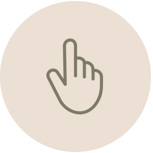 pointing finger icon