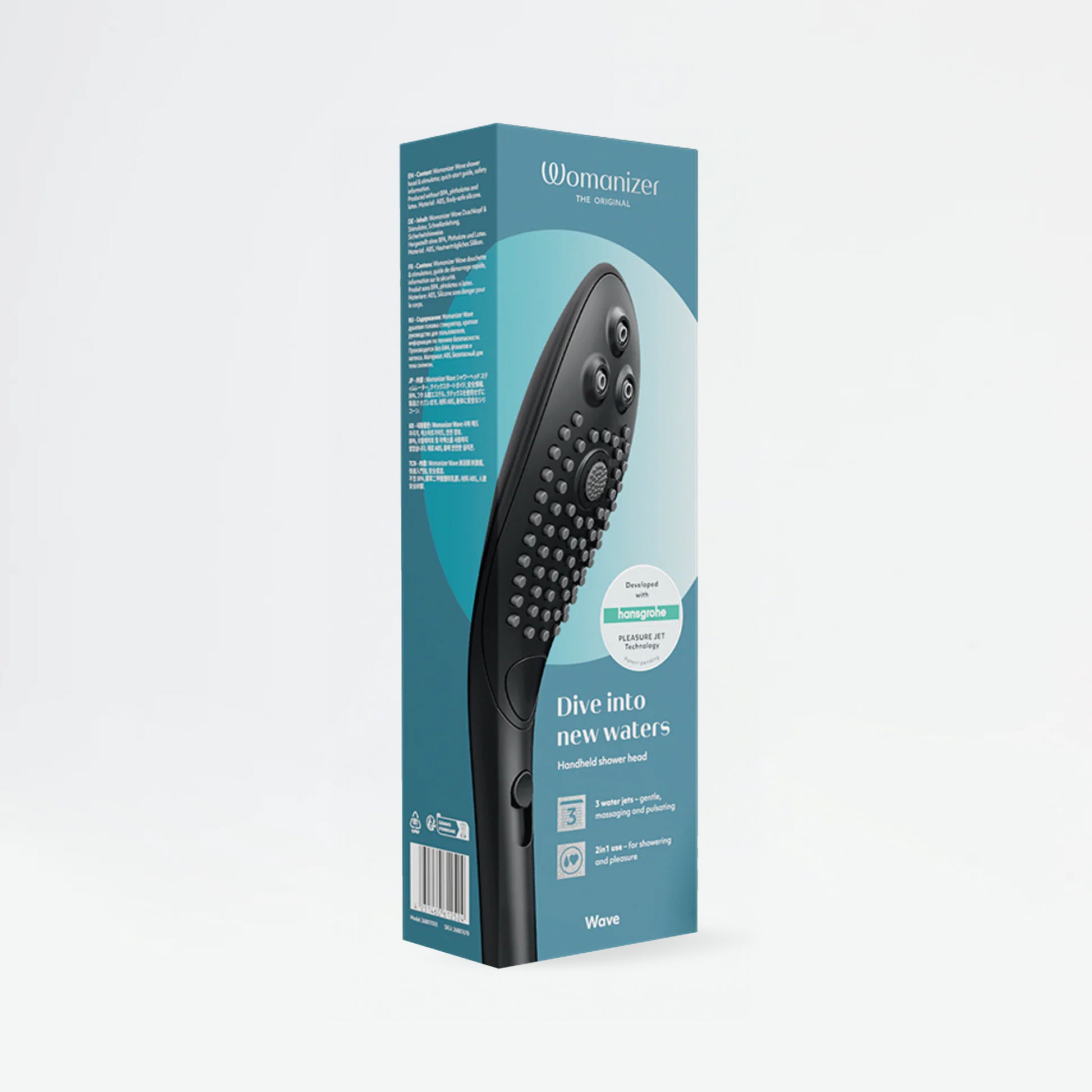 Womanizer Wave Shower Head Masturbator (Black)