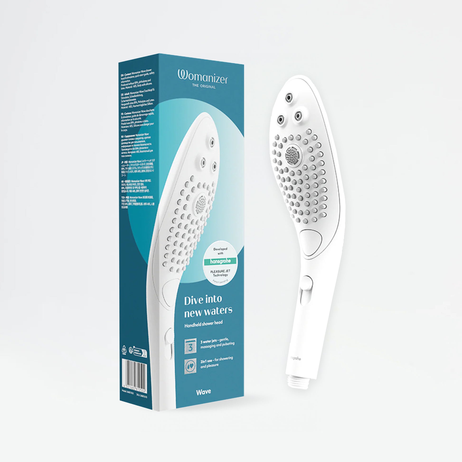 Womanizer Wave Shower Head Masturbator (White)