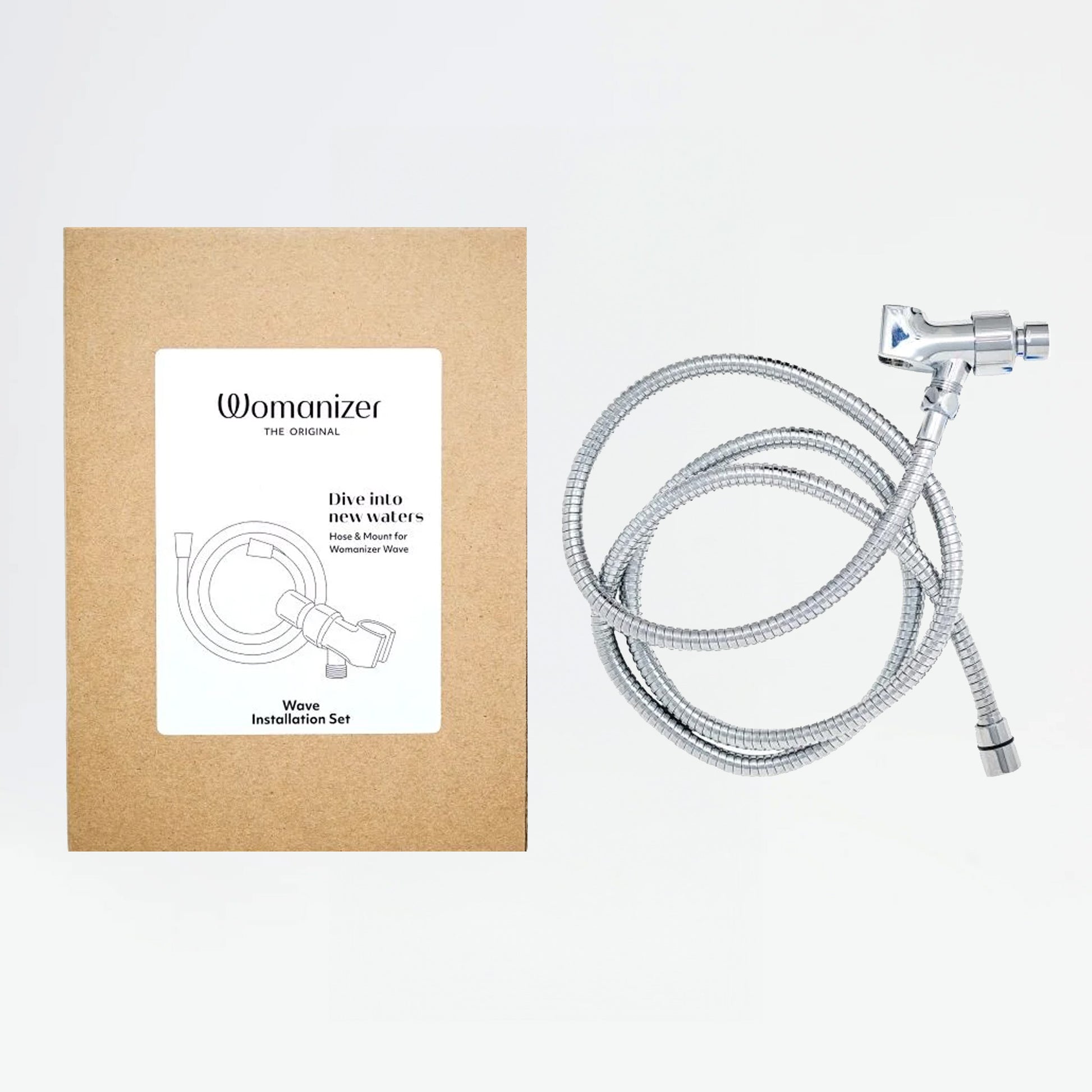 Womanizer Wave Shower Hose And Shower Arm Mount Set