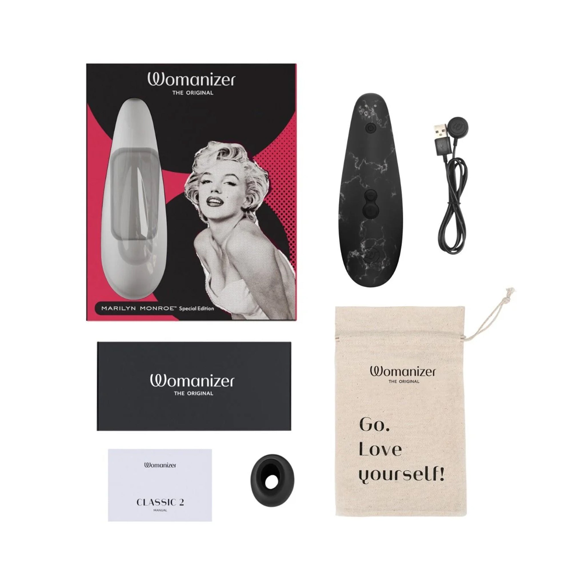 Womanizer x Marilyn Monroe™ Special Edition Classic 2 Pleasure Air Clitoral Stimulator