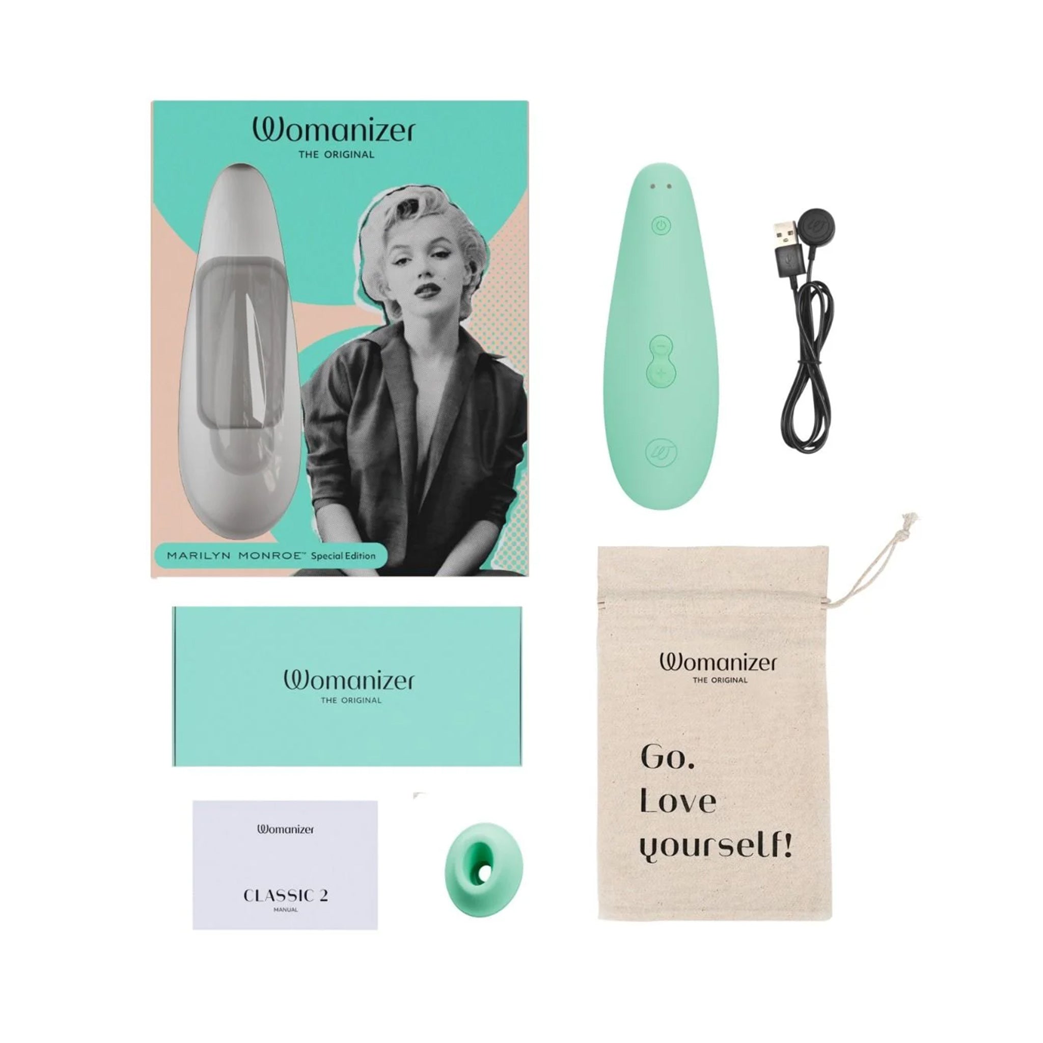 Womanizer x Marilyn Monroe™ Special Edition Classic 2 Pleasure Air Clitoral Stimulator