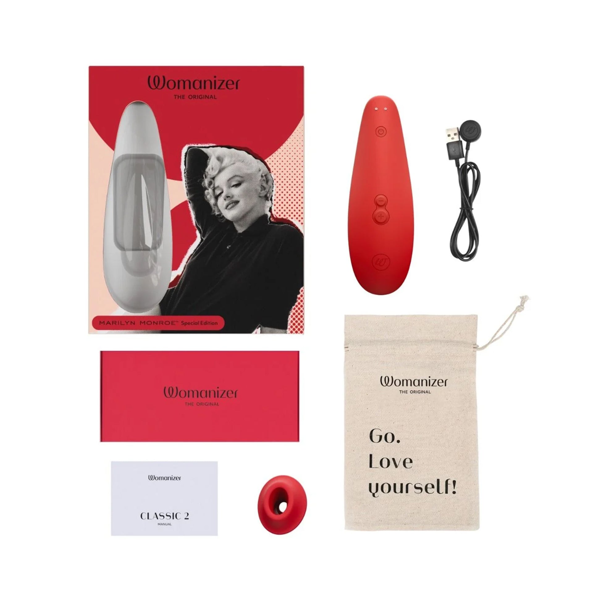 Womanizer x Marilyn Monroe™ Special Edition Classic 2 Pleasure Air Clitoral Stimulator