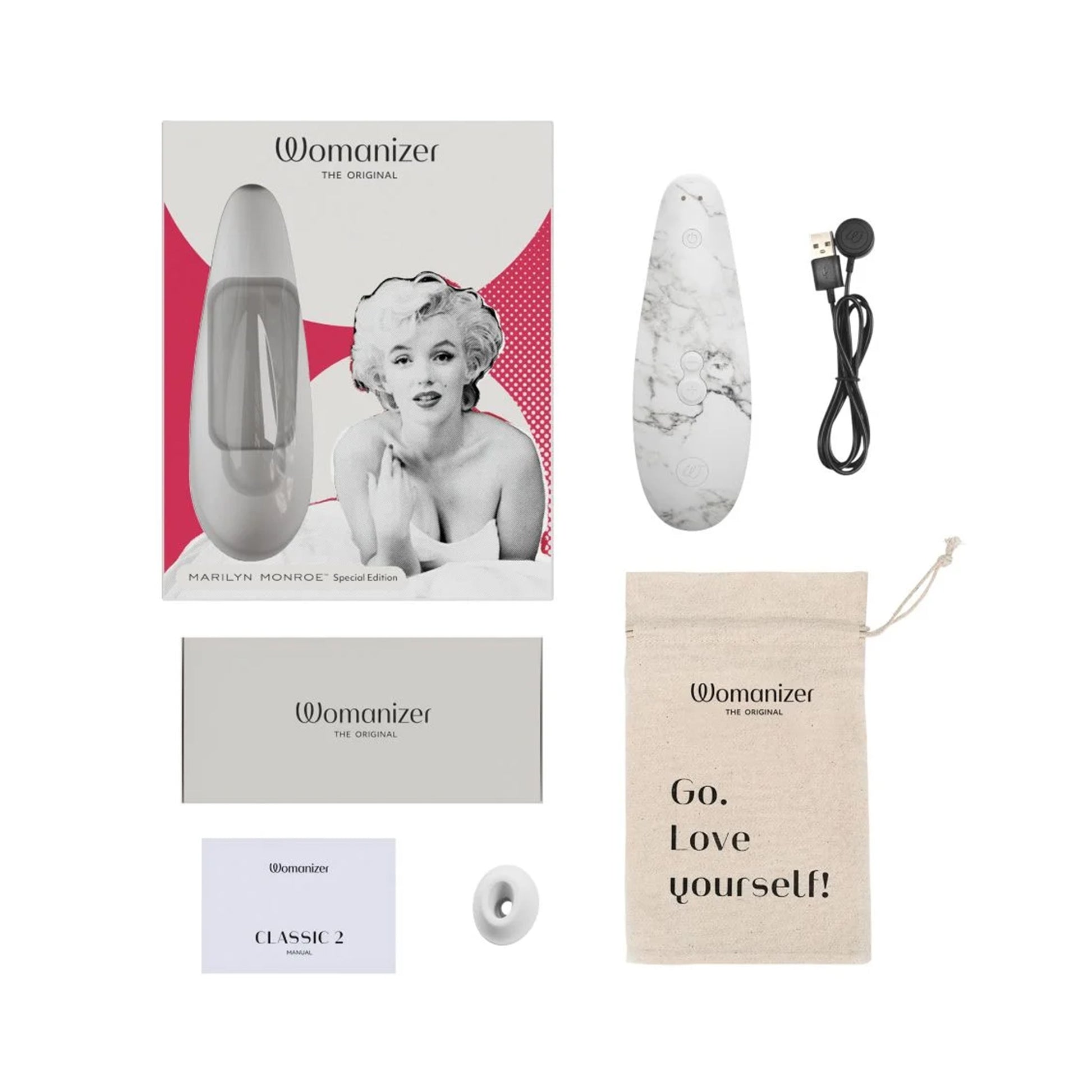 Womanizer x Marilyn Monroe™ Special Edition Classic 2 Pleasure Air Clitoral Stimulator