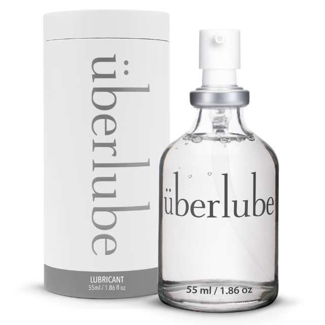 Überlube Silicone Lubricant – Signature Glass Bottle